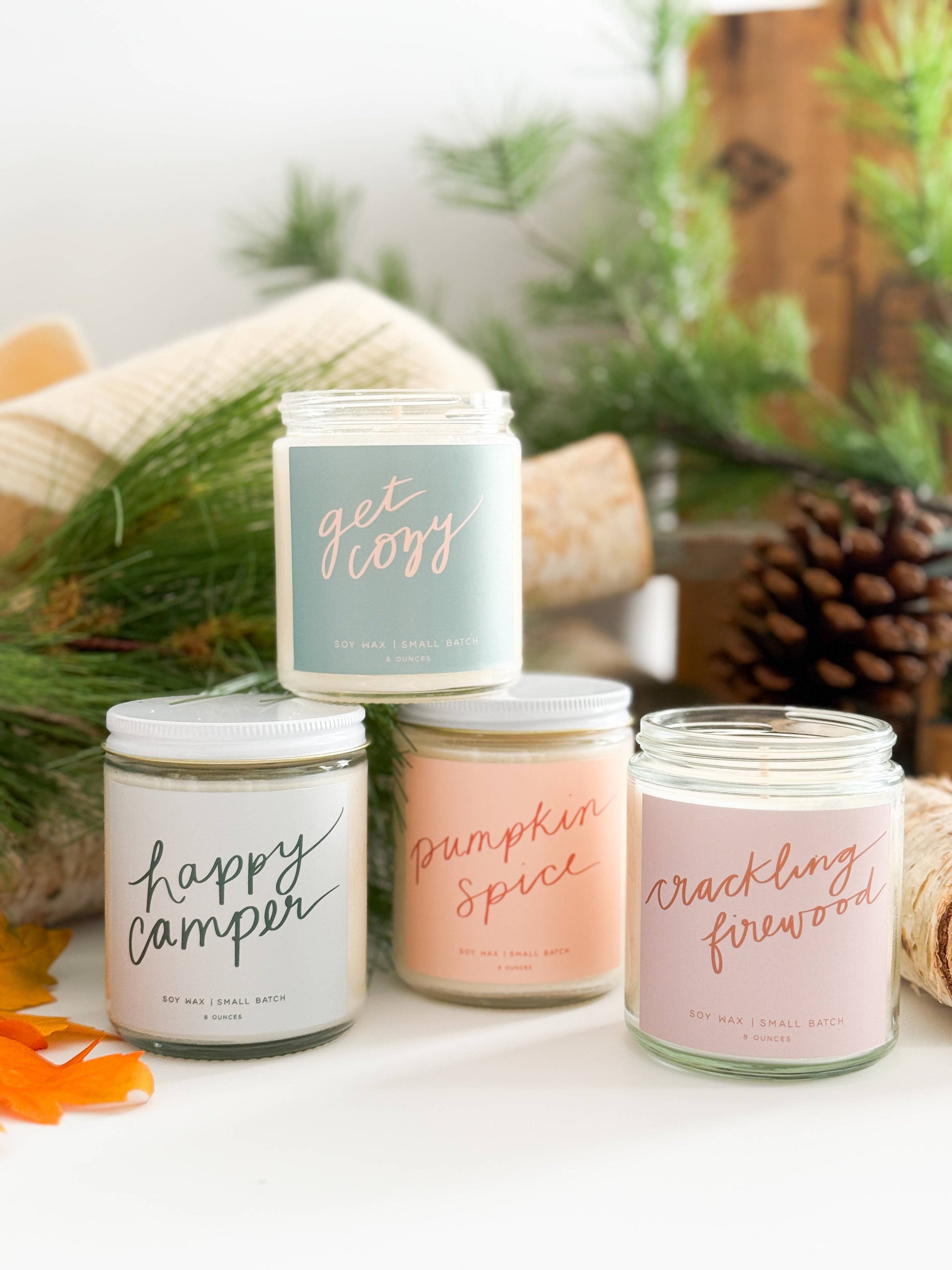 Crackling Firewood Candle