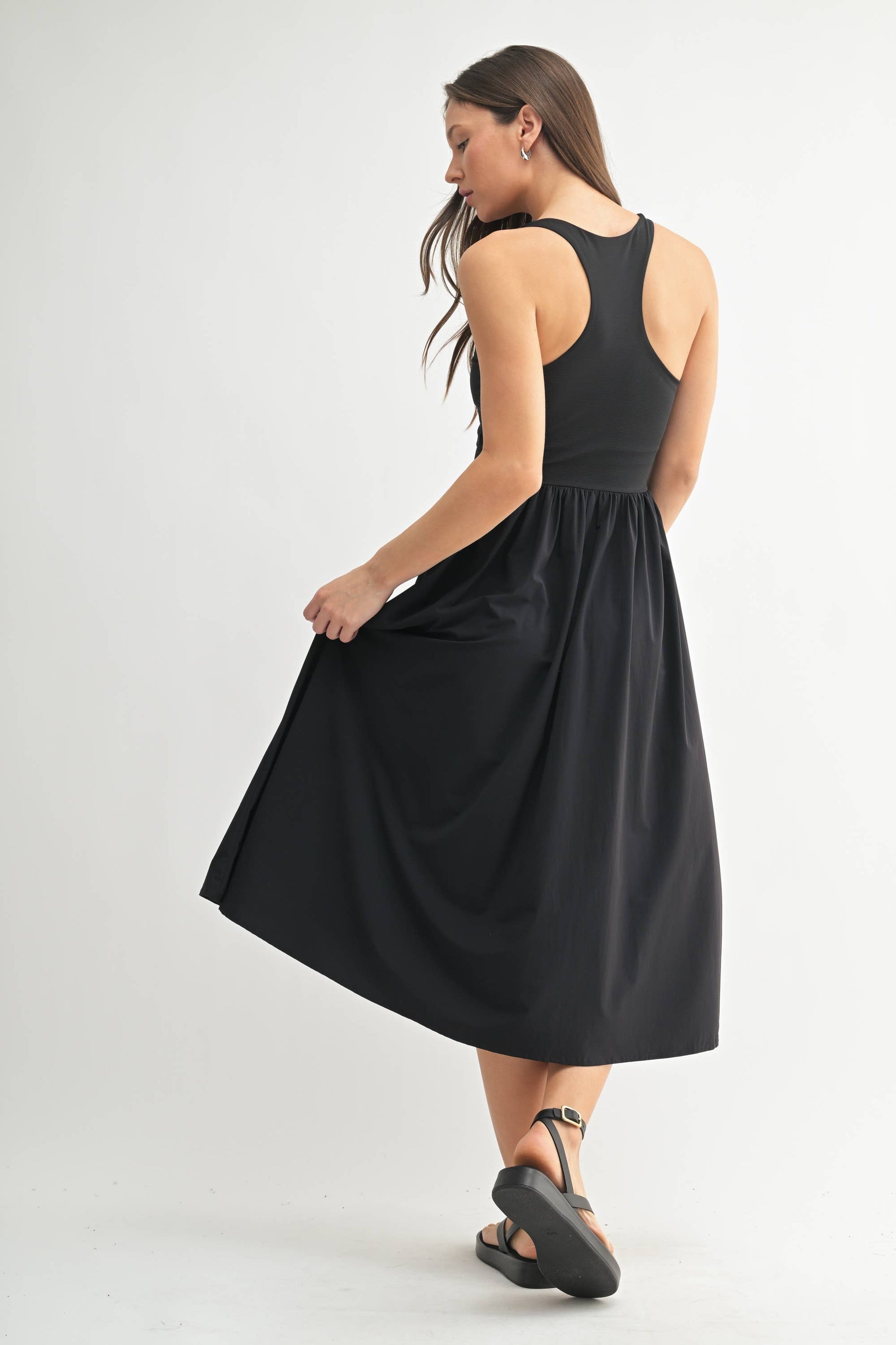Rib Tank Midi Dress