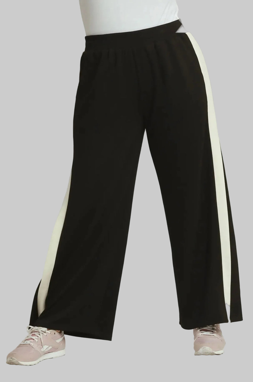 Curvy Luxe Knit Butter Soft Color Block Pant
