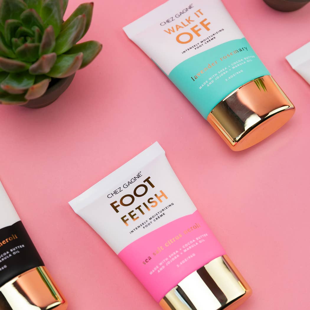 Foot Fetish - Foot Cream, Funny Gift, Sea Salt Citrus Neroli