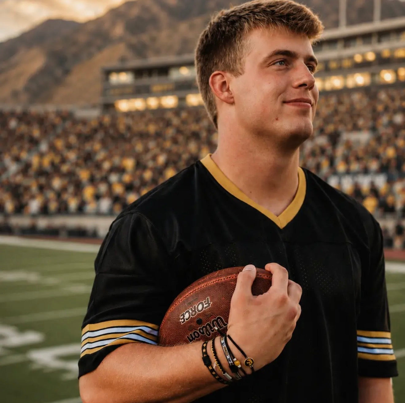 University of Iowa "Game Day" Hair Tie Bracelets