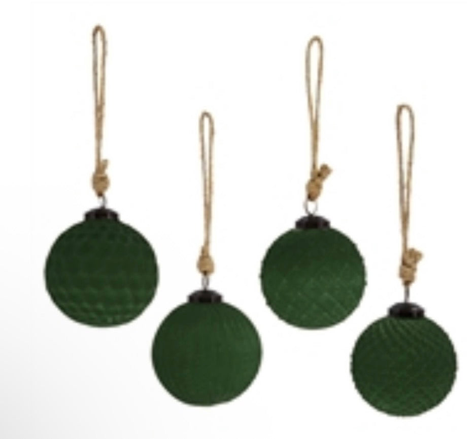 Vintage Green Ornaments