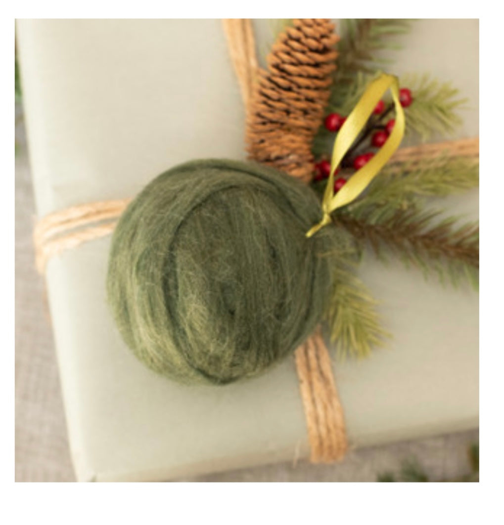 3" Green Yarn Ball