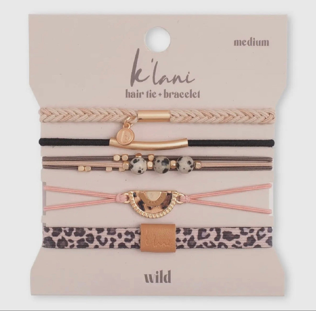 "Wild" Hair Tie Bracelets