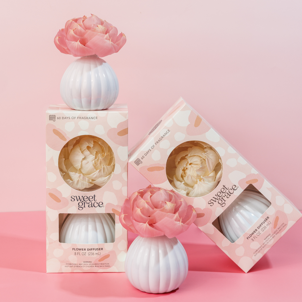 Sweet Grace Flower Diffuser | Spring Gift, Mother's Day Gift