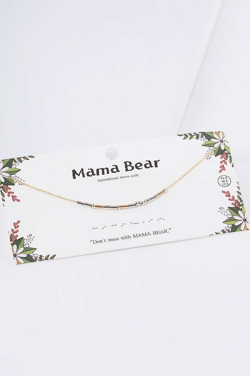 Positivity Morse Code Necklace