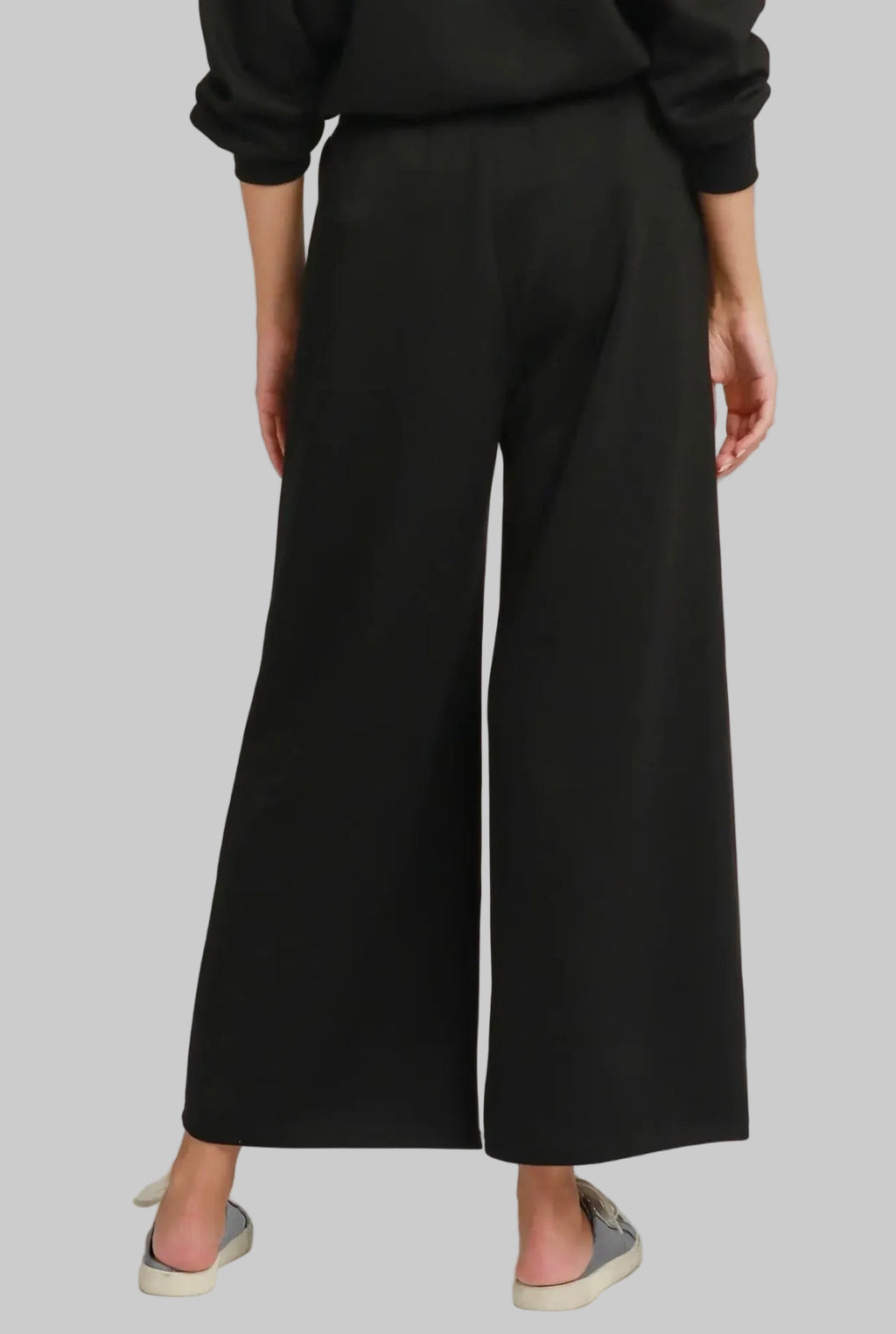 Luxe Knit Butter Soft Pleated Wide Leg Lounge Pant