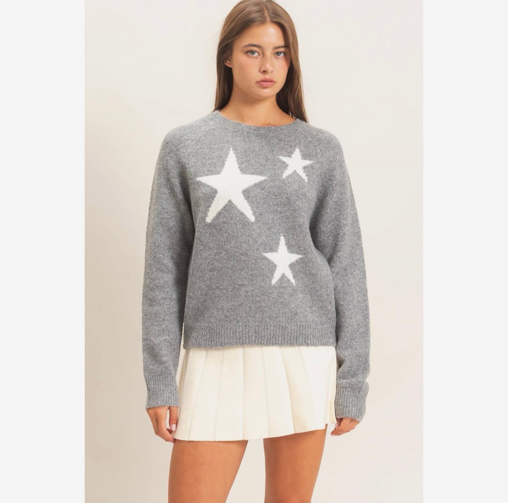 Star Crew Neck Sweater