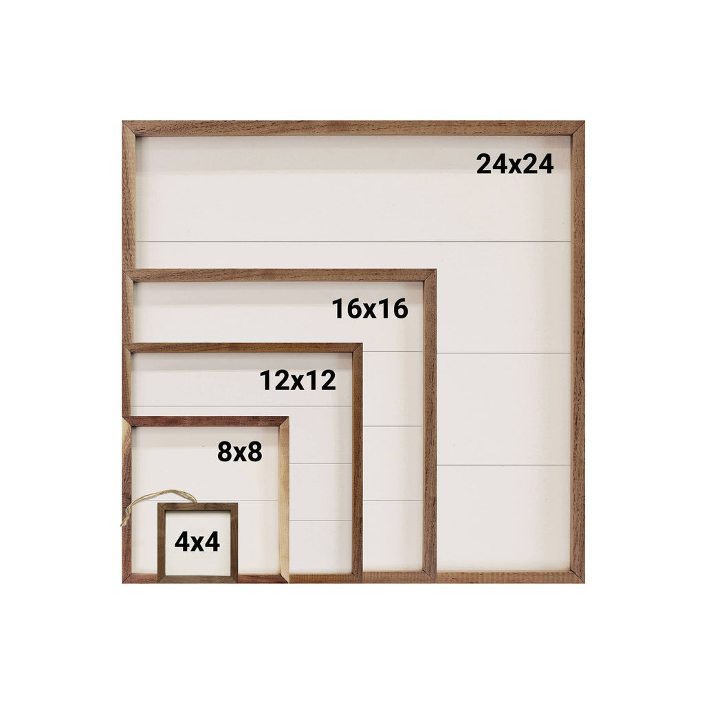 Retro Script State University Of Iowa White Wooden Sign 8x8