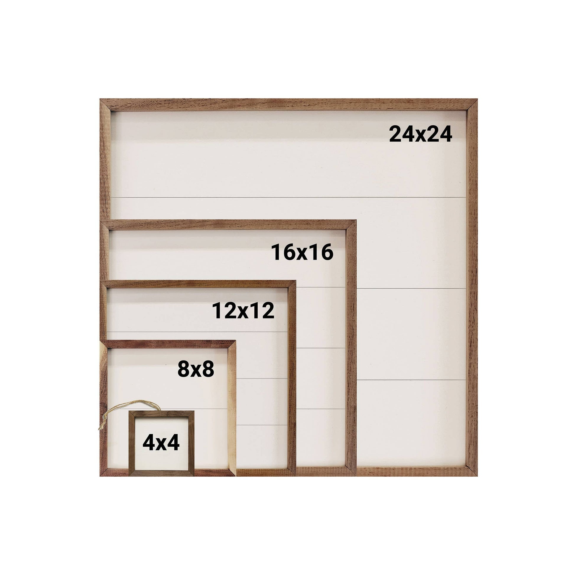 Retro Script State University Of Iowa White Wooden Sign 8x8