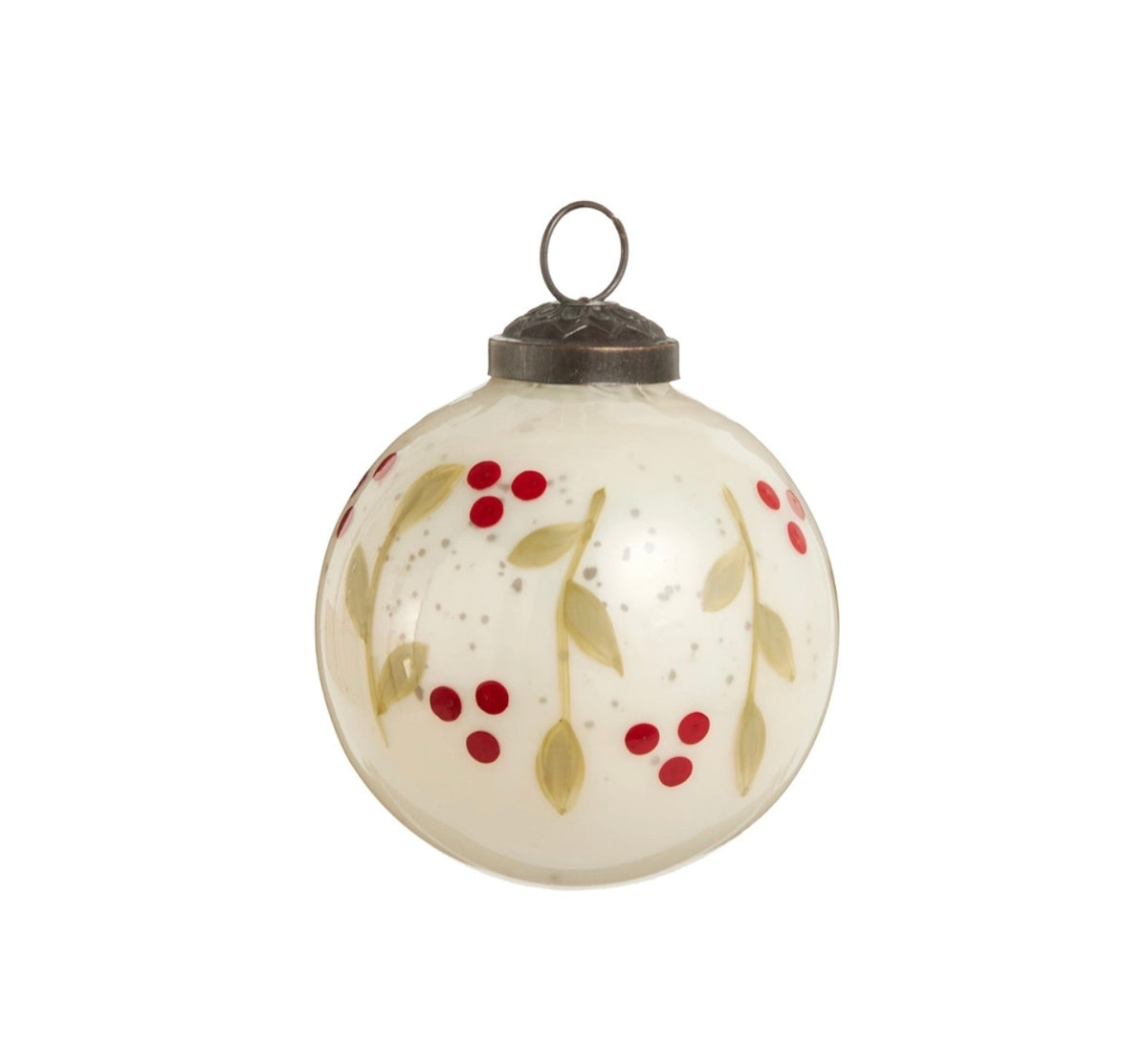3" Berry & Greenery Ball Ornament
