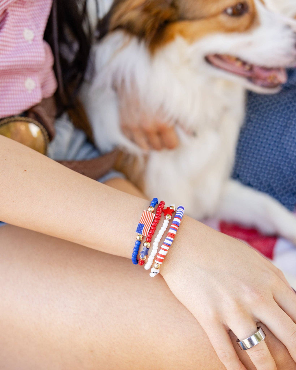 4th of July Bracelet Set
