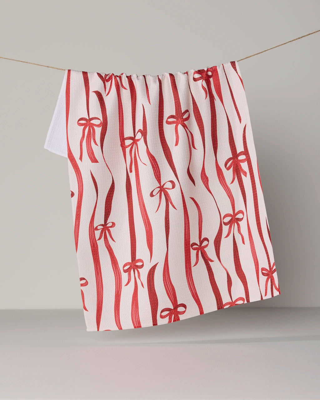 Falling Ribbon Tea Towel