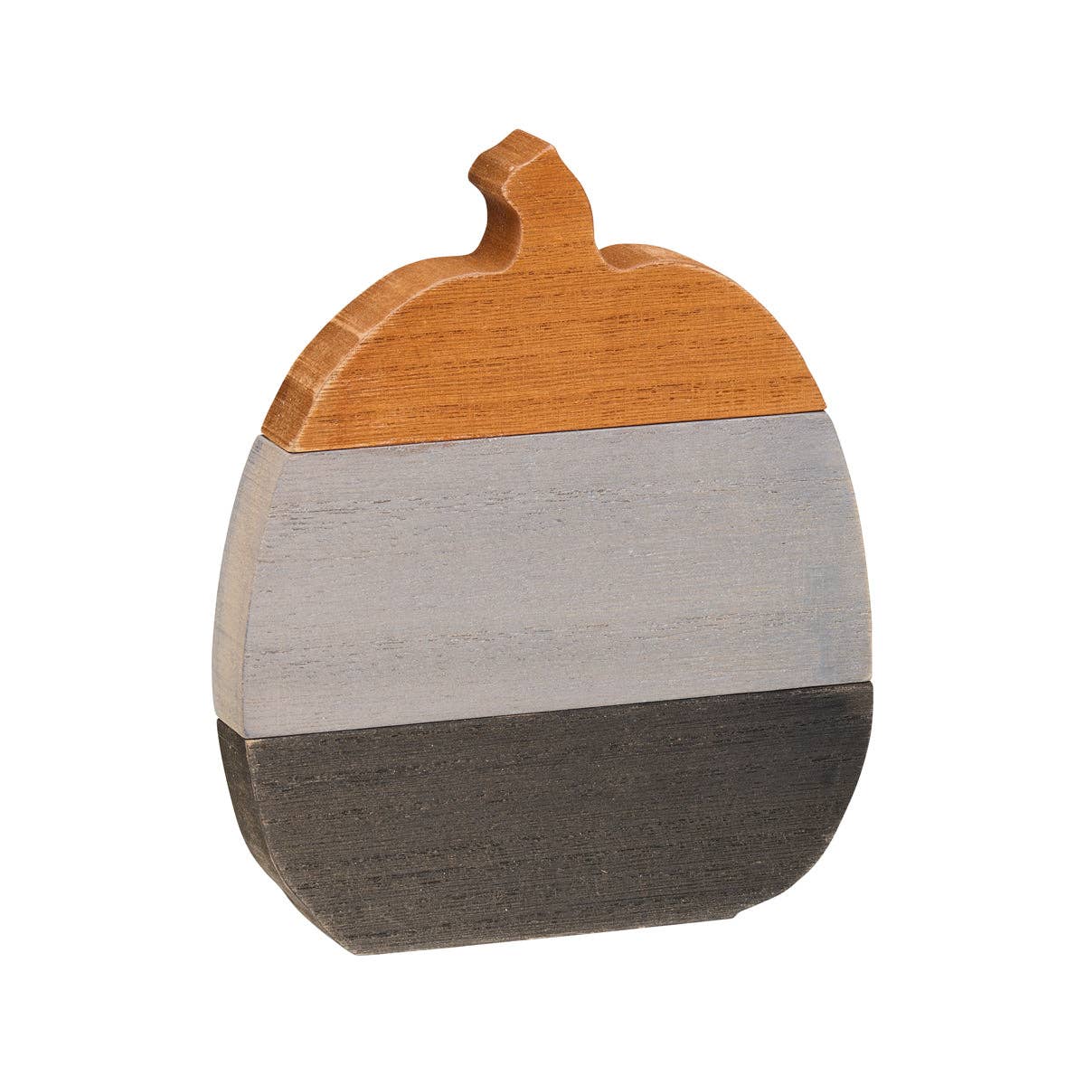Sm. Org/Gry/Blk Plank Fall Pumpkin