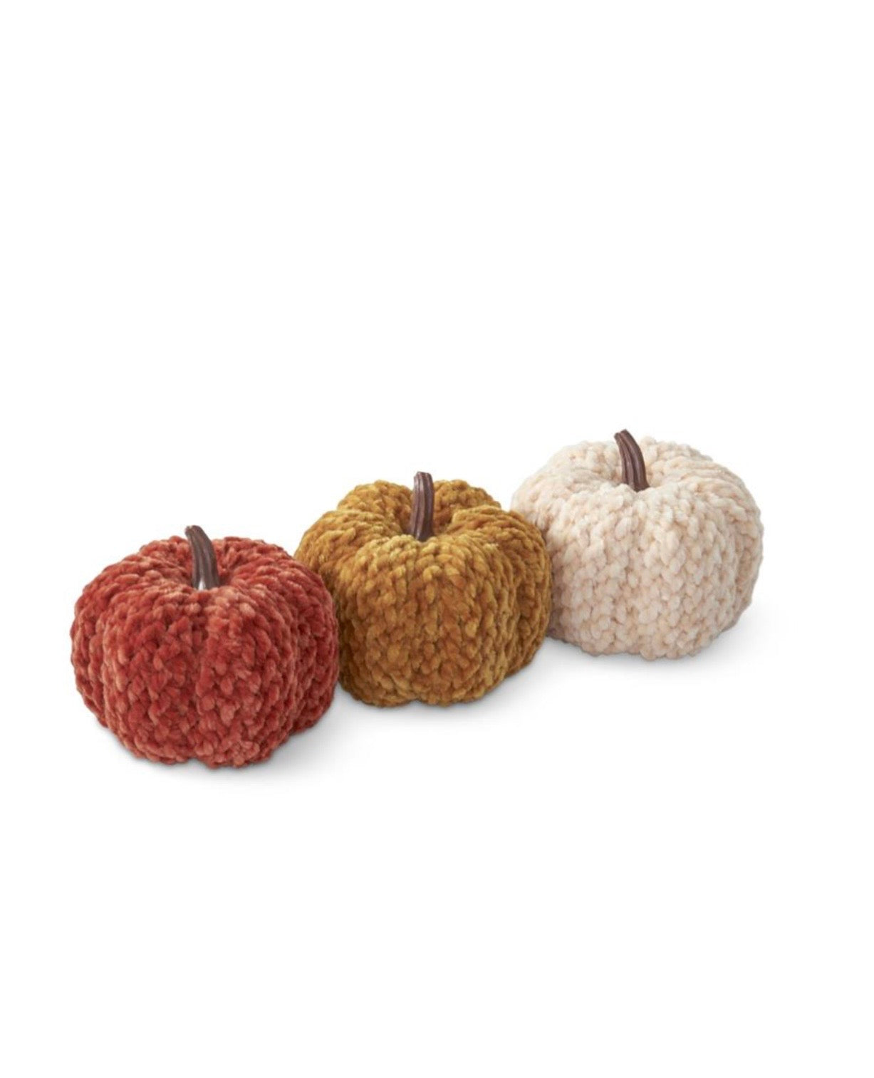 Velvet Knit Pumpkins