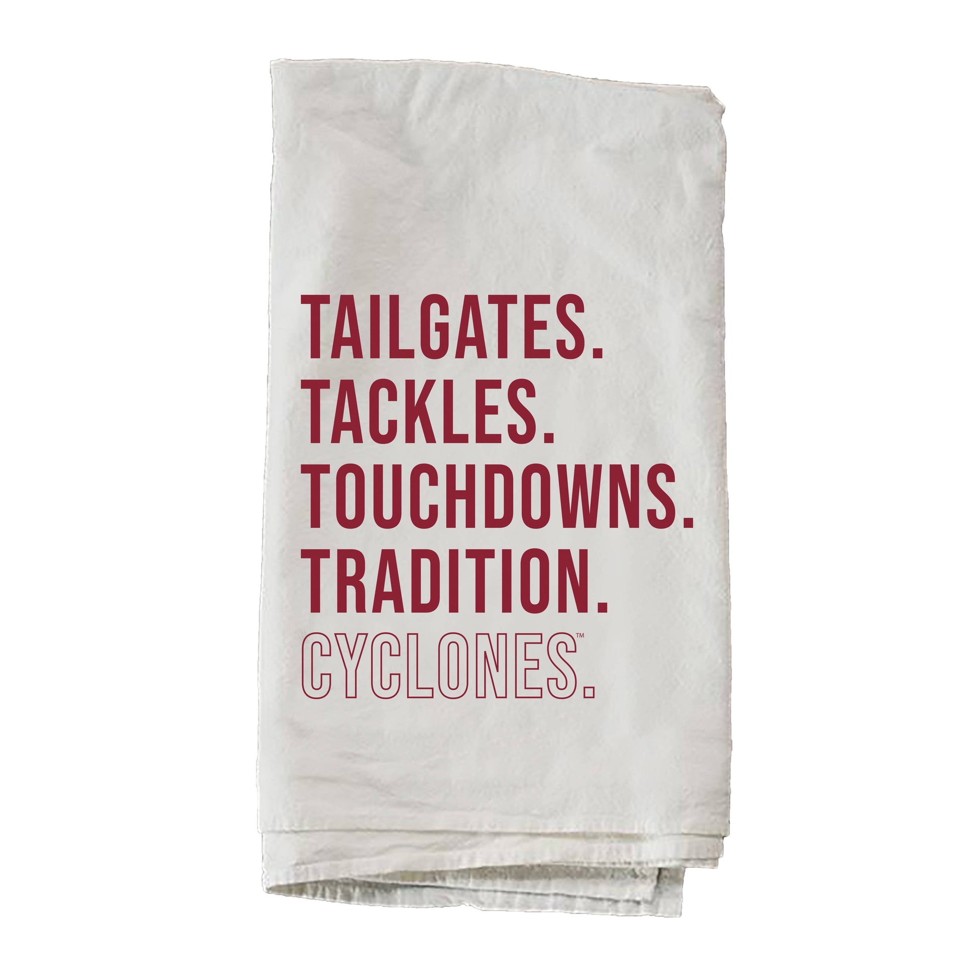 Tailgates Tackles Iowa State University Towel