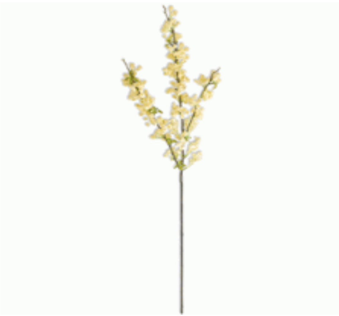 34" Yellow Wild Blossom Spray