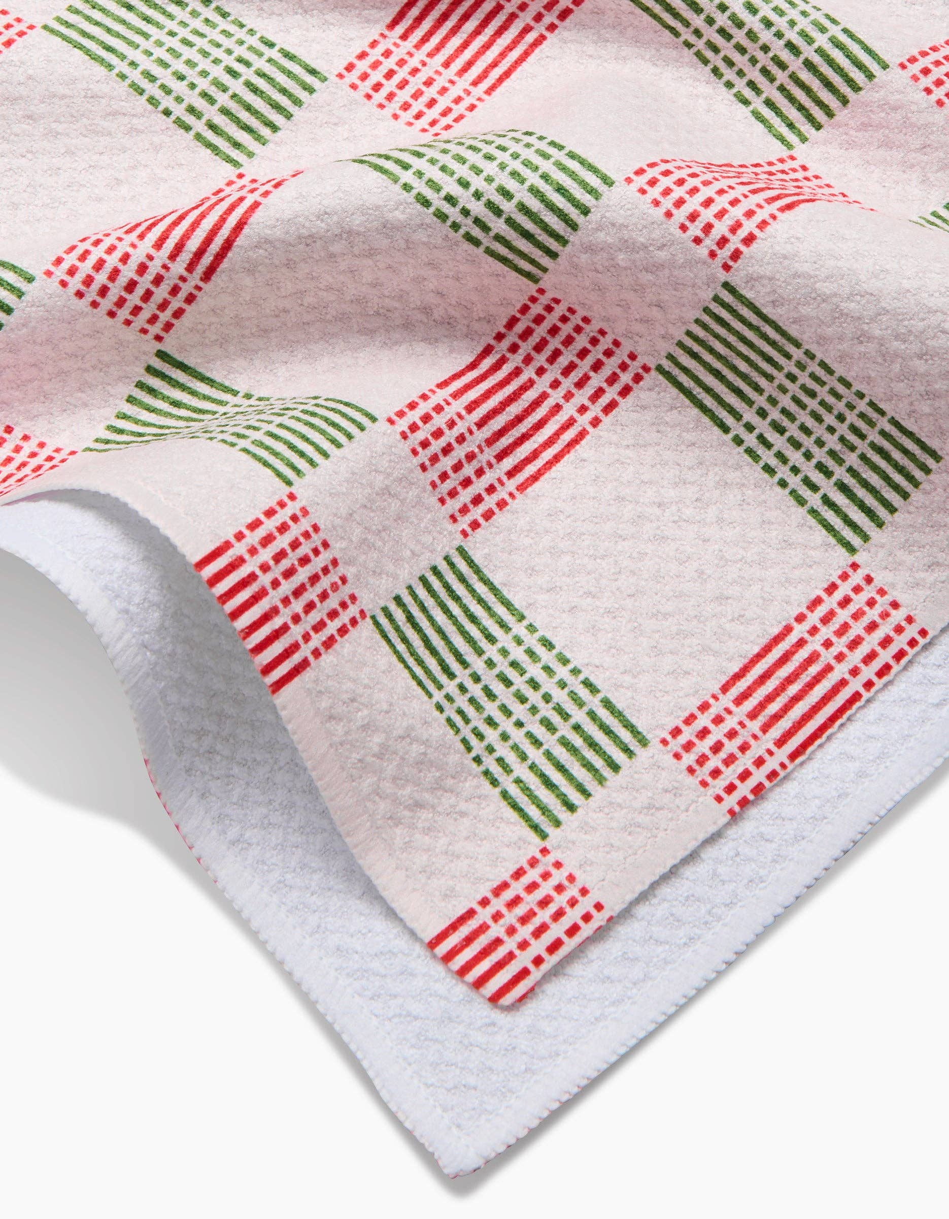 Be Merry Plaid Tea Towel