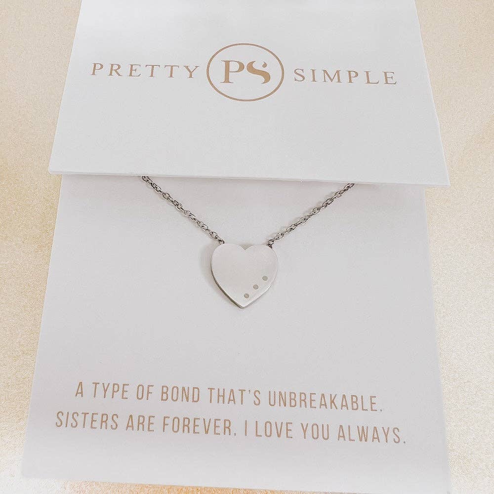 Sweet Inspirational Heart Gift Necklace - WATERPROOF