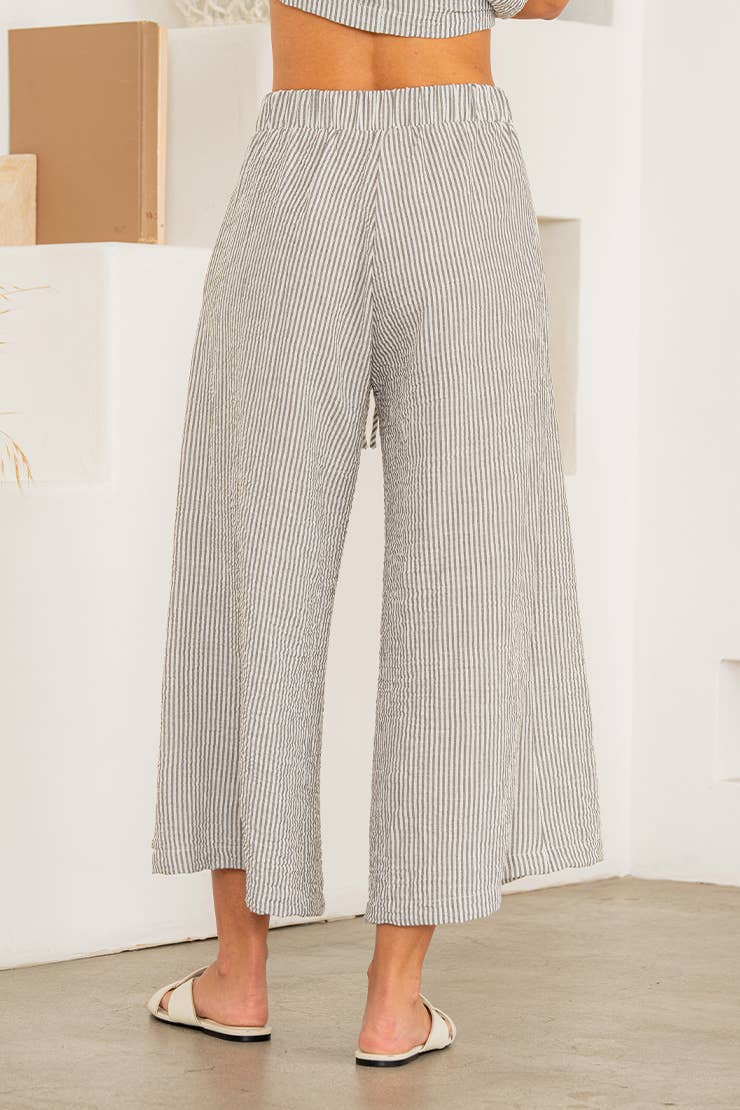 Striped Wide Leg Pants
