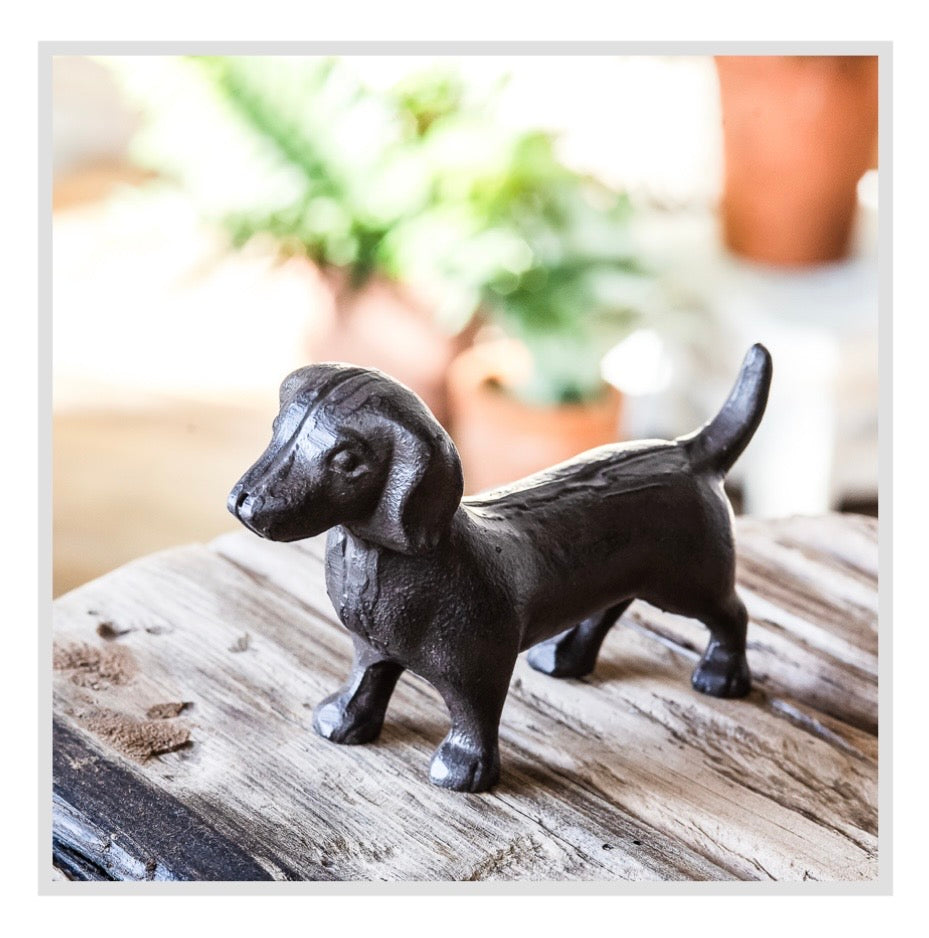 5" Brown Dachshund Figure