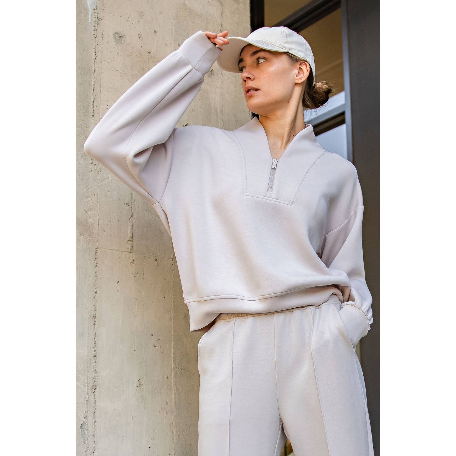 MODAL SCUBA LUXE HALF ZIP JACKET