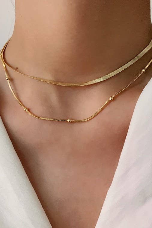 STAINLESS STEEL WATERPROOF TARNISH FREE NECKLACE