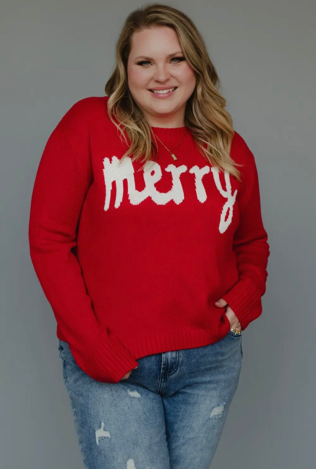 Red Merry Sweater