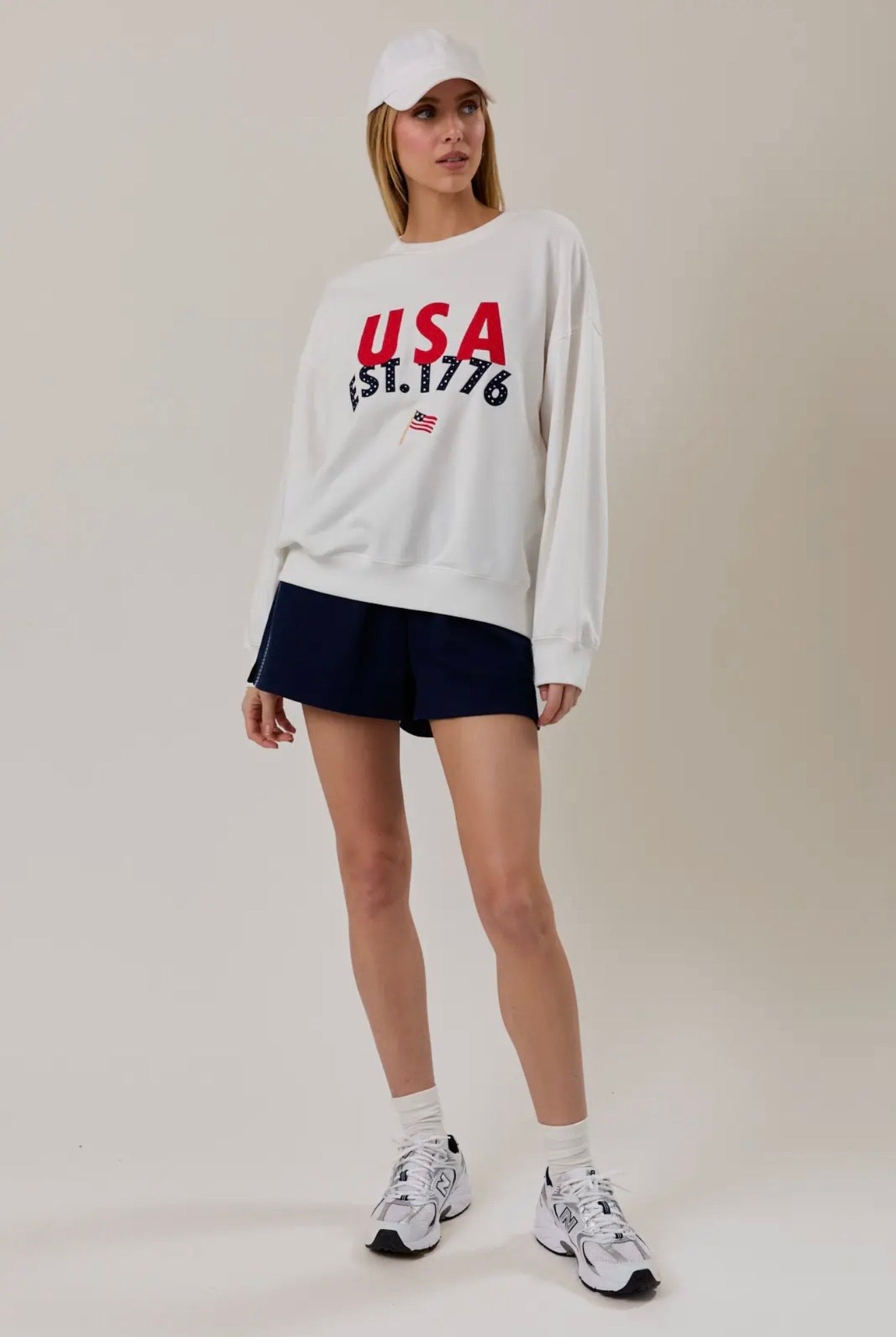 USA Est 1776 Polka Dot Sweatshirt
