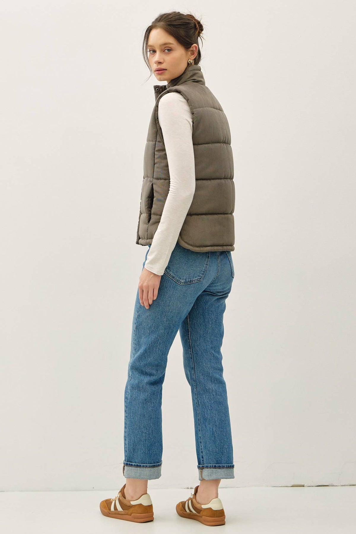 Brushed Puffer Vest