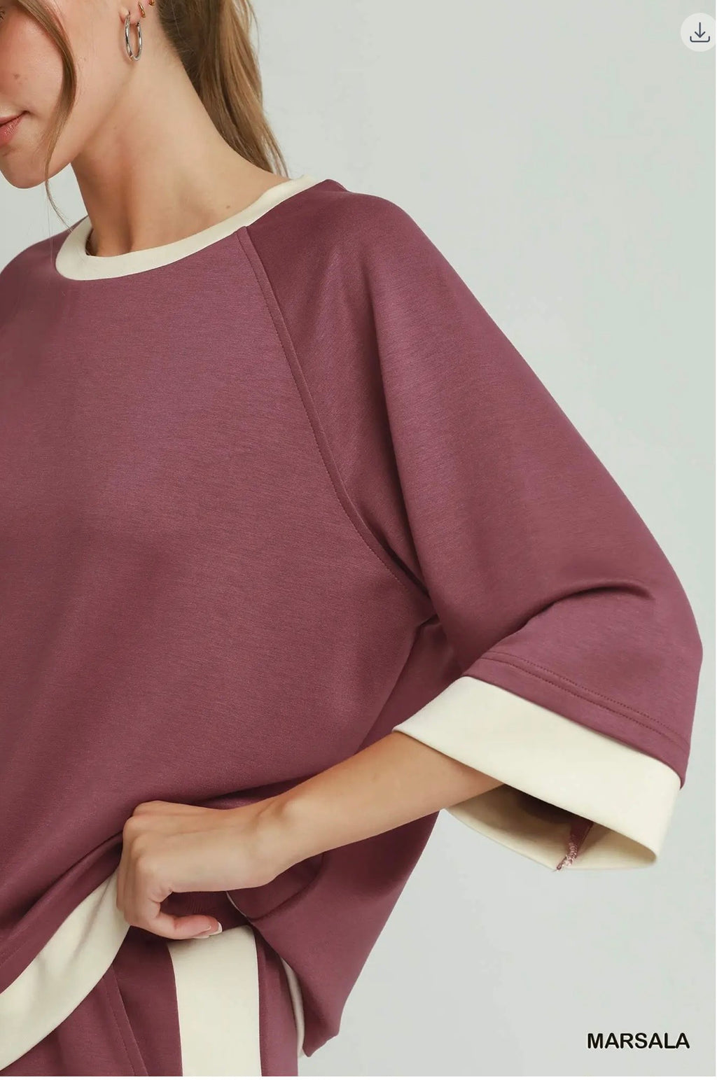 Luxe Knit Butter Soft Color Block Top
