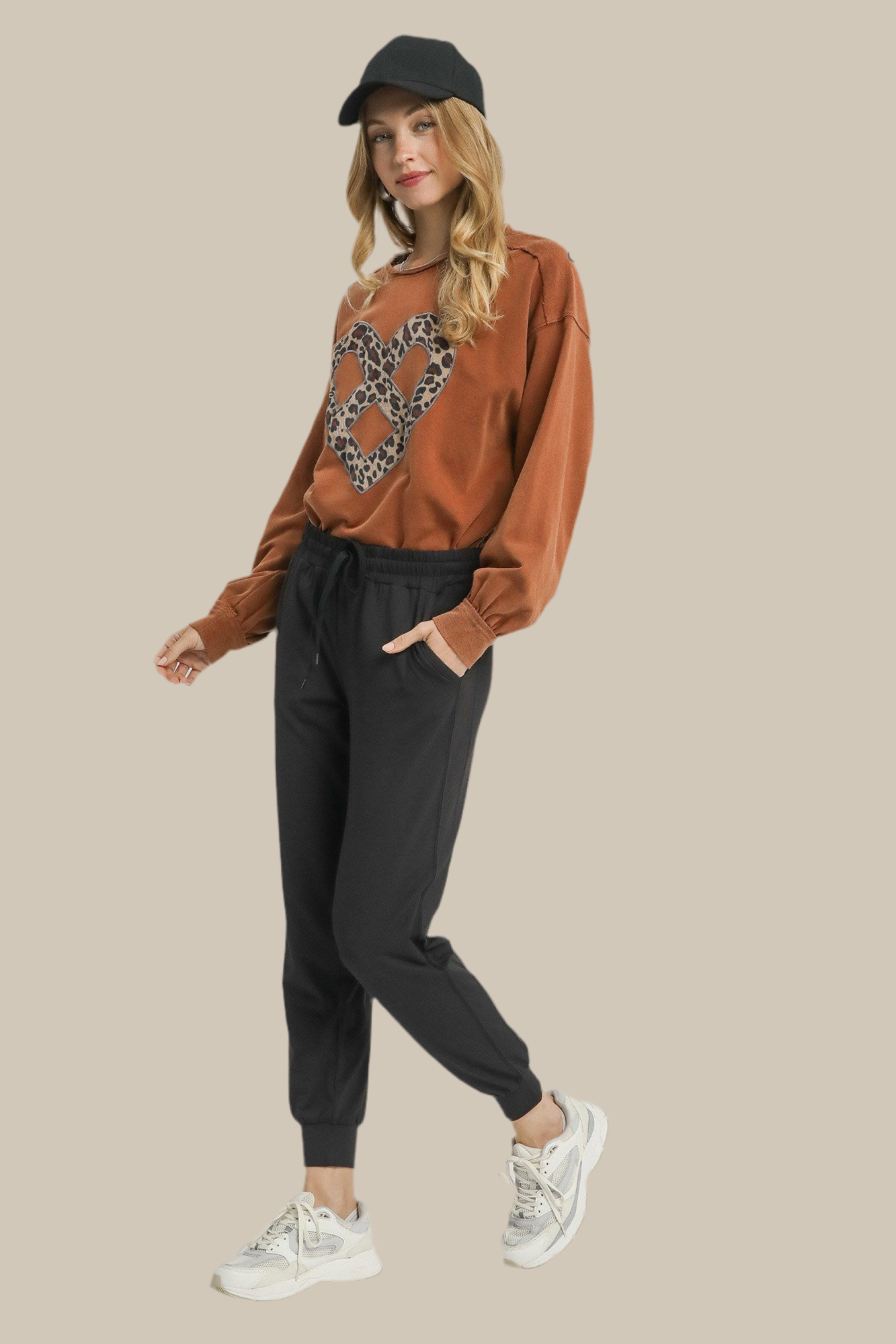 Elastic Drawstring Joggers