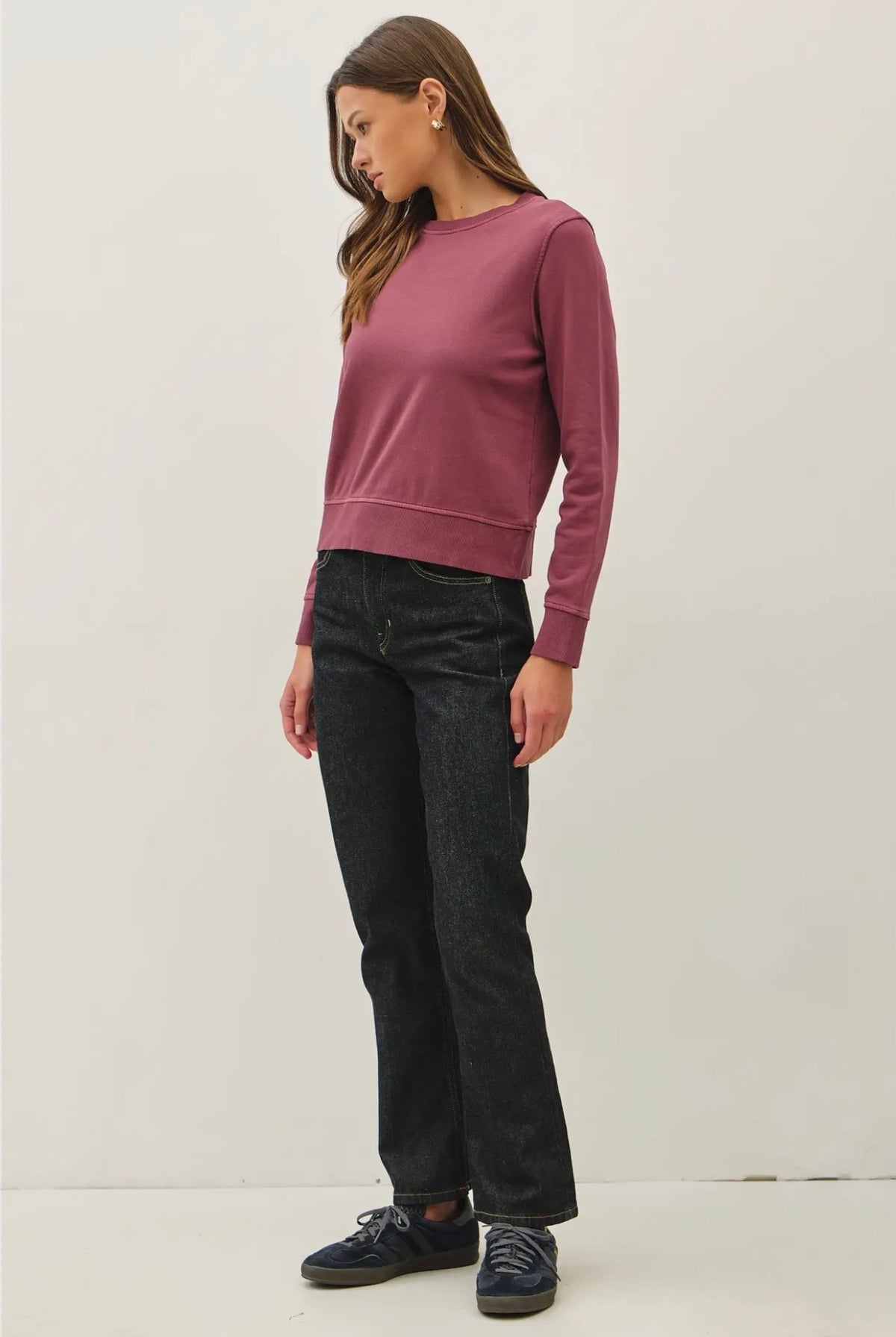 Lightweight Essential Crewneck Sweatshirt