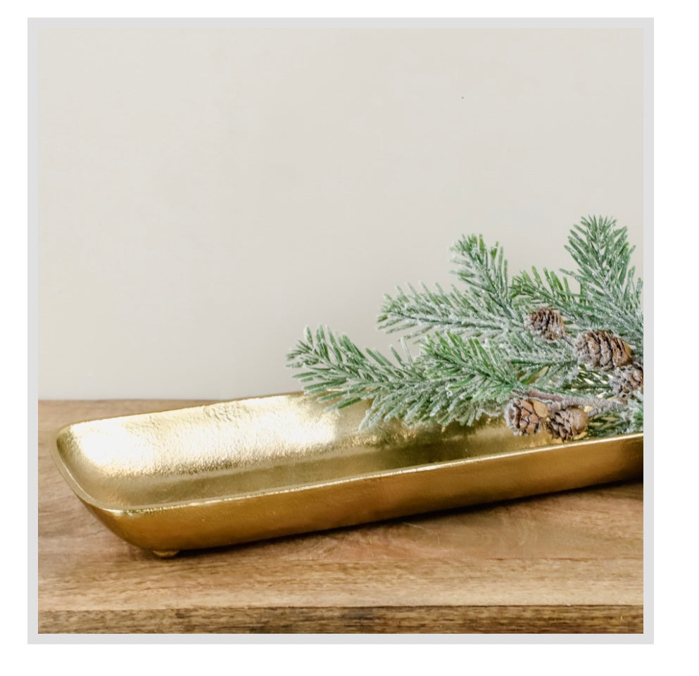 17" Gold Tray