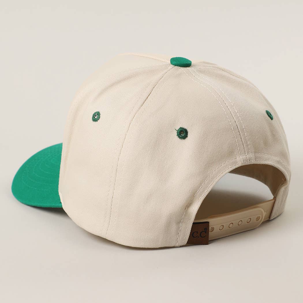 FEELIN LUCKY Embroidery Two-Tone Trucker Hat
