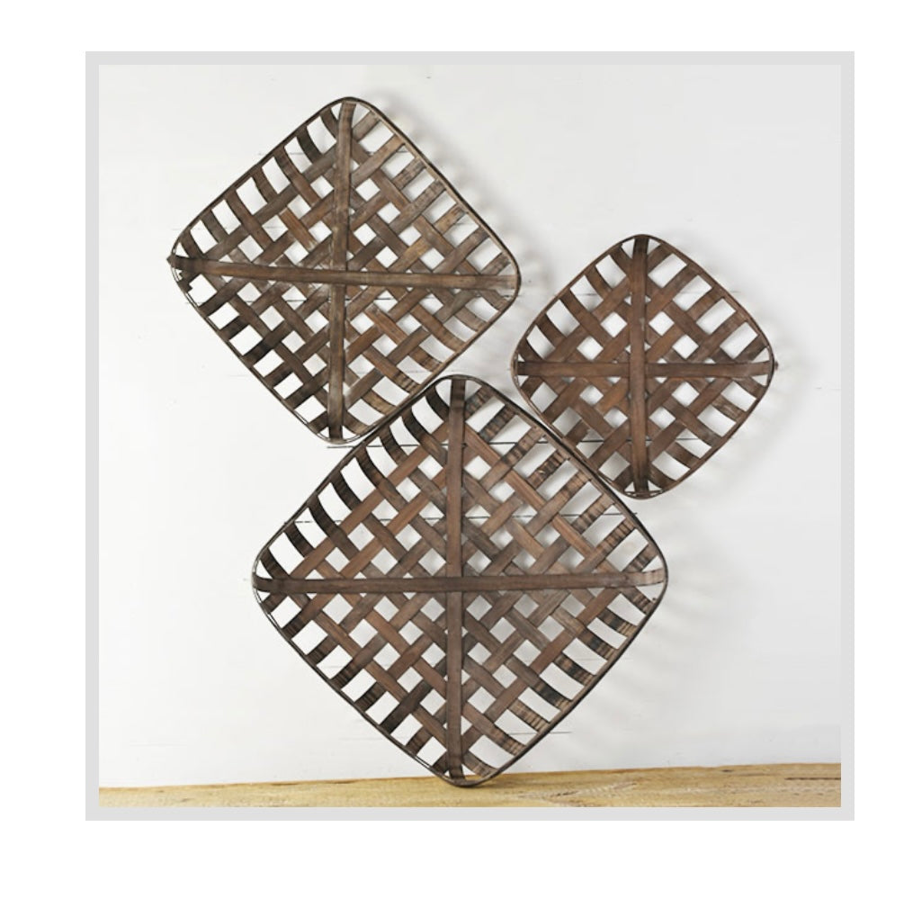 Medium Wood Weave Wall Art