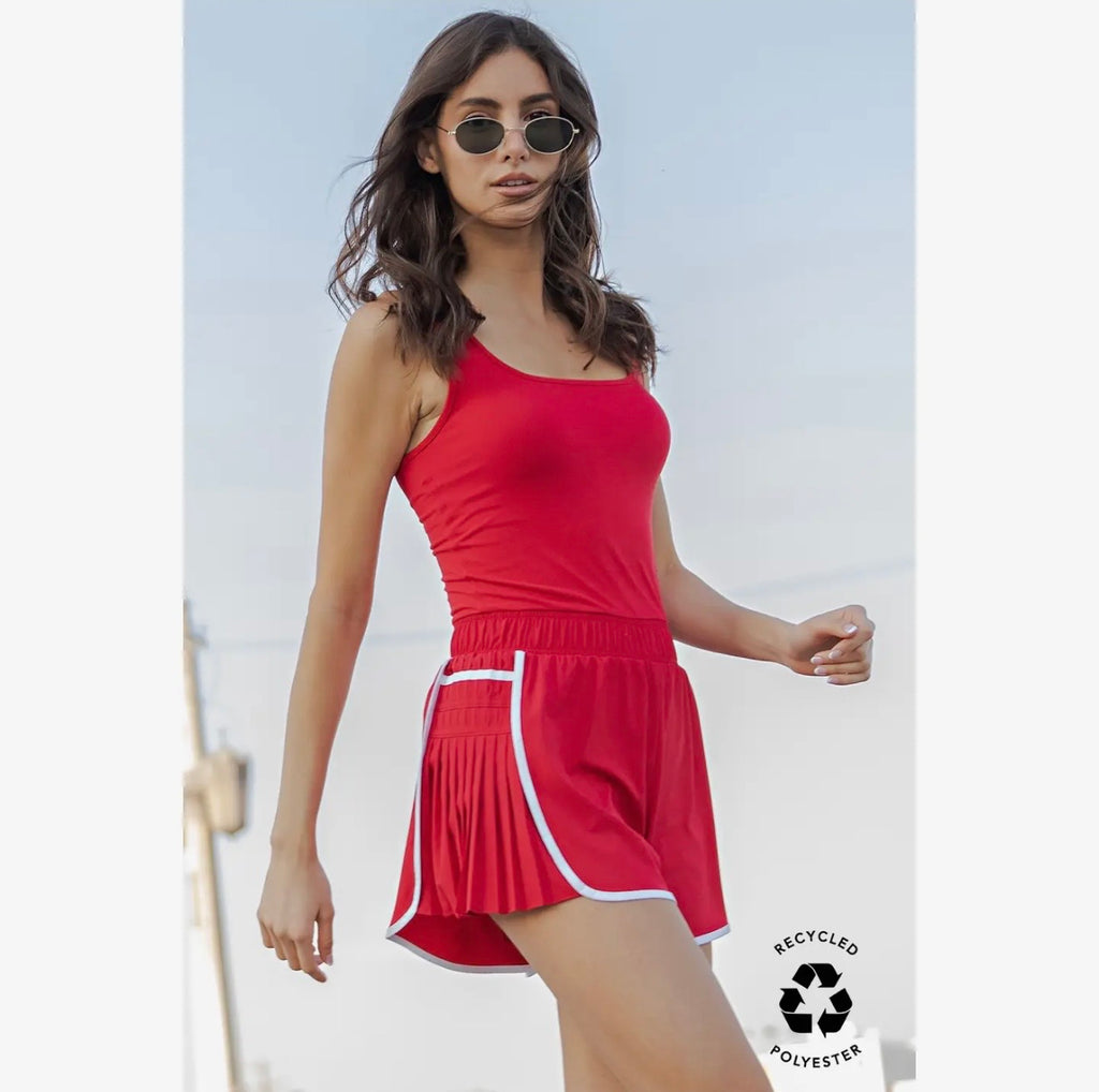 Gameday Pleated Skort One-piece set