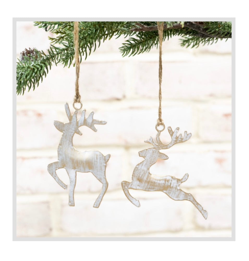 GOLD DEER ORNAMENTS