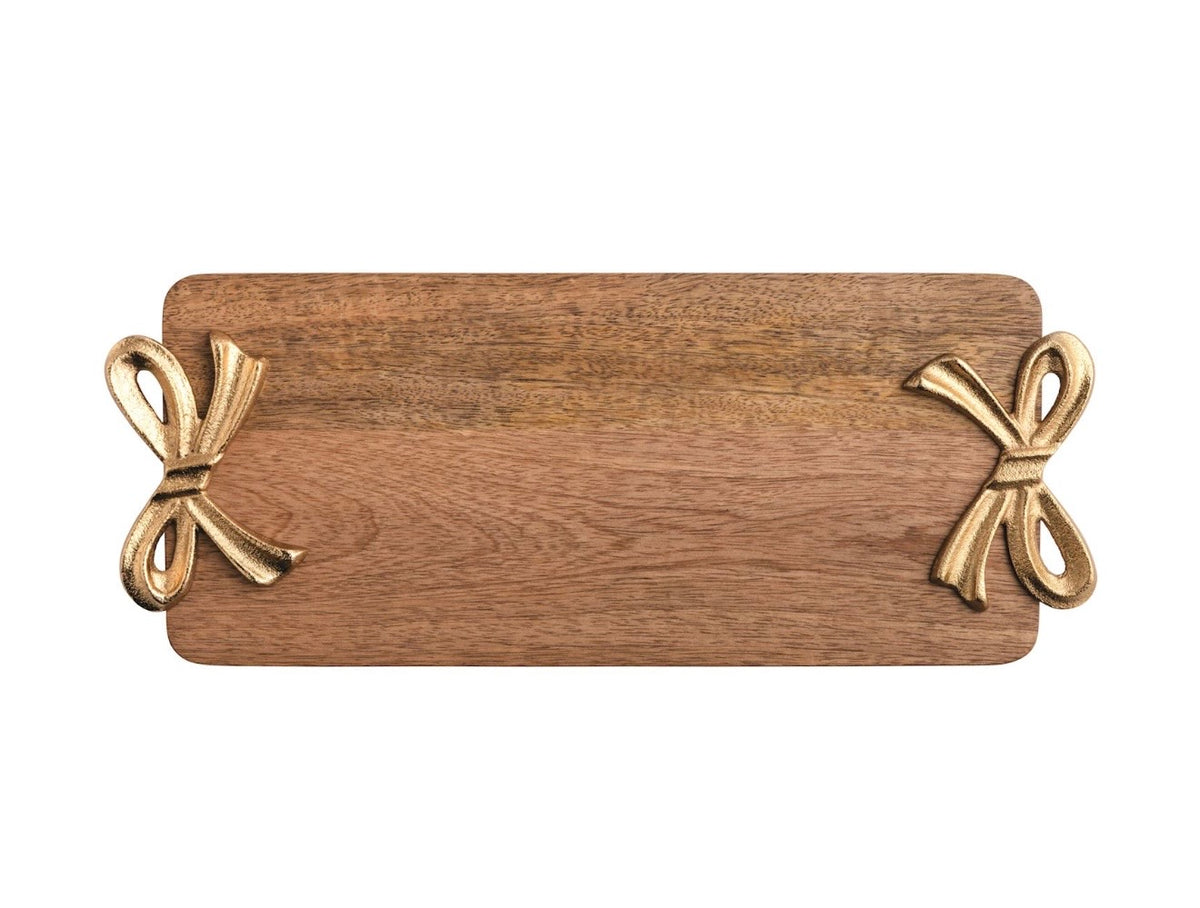 Gold Bow Cutting Board
