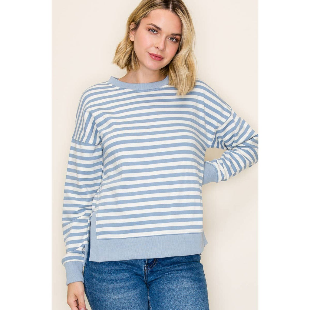 STRIPED SWEATSHIRT