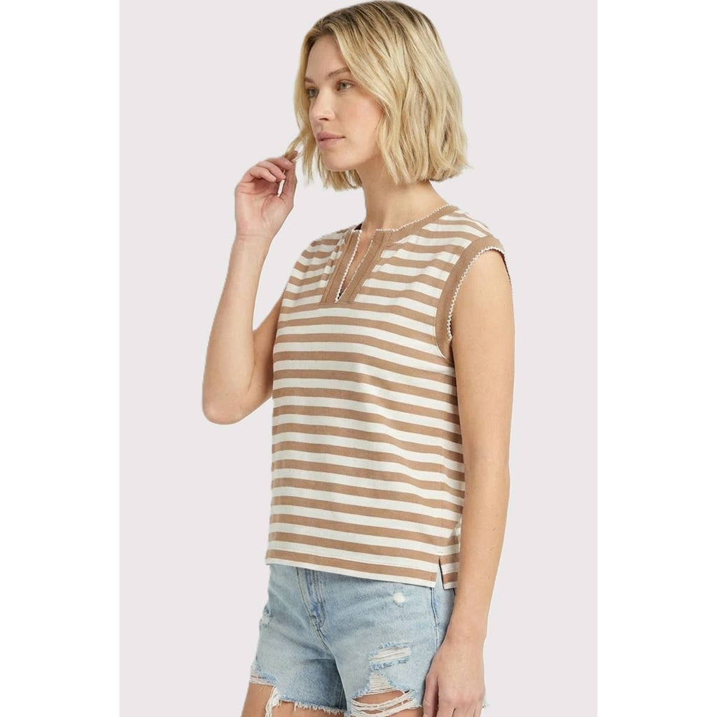 STICHED STRIPE TOP