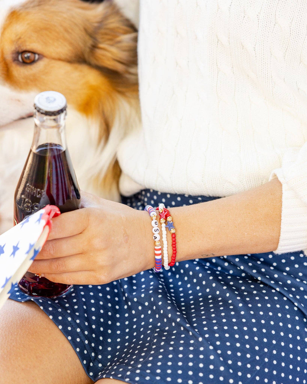4th of July Bracelet Set