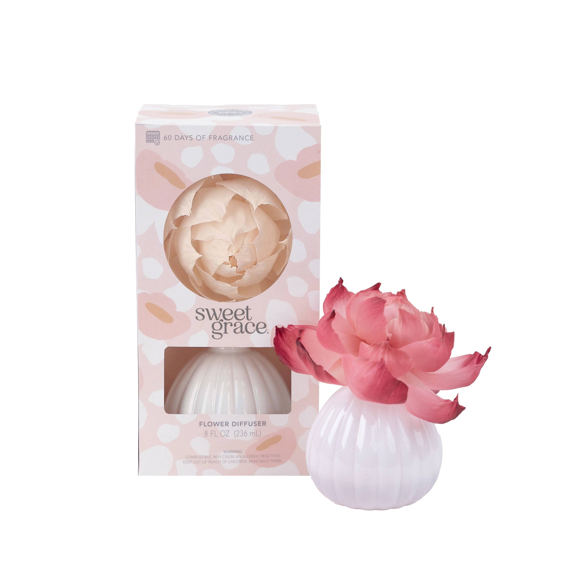 Sweet Grace Flower Diffuser | Spring Gift, Mother's Day Gift