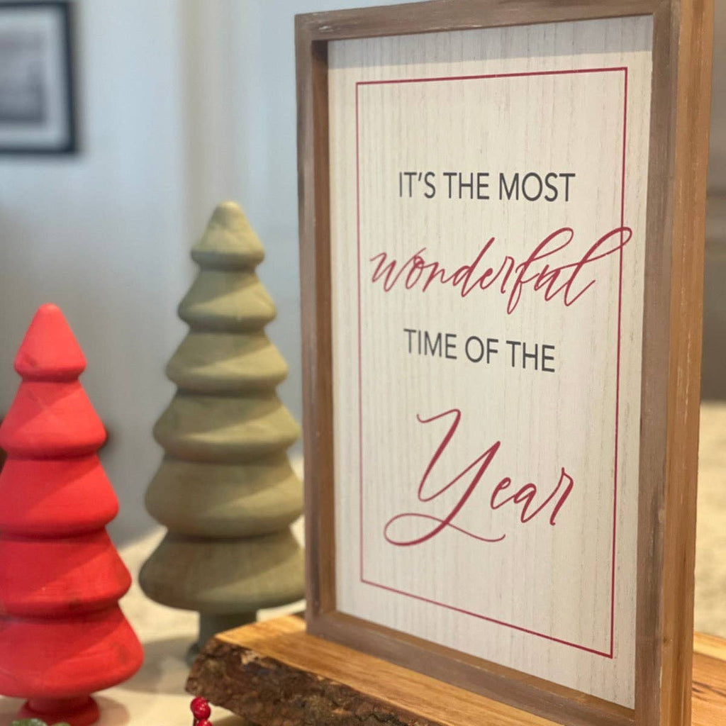 Wonderful Time Christmas Frame