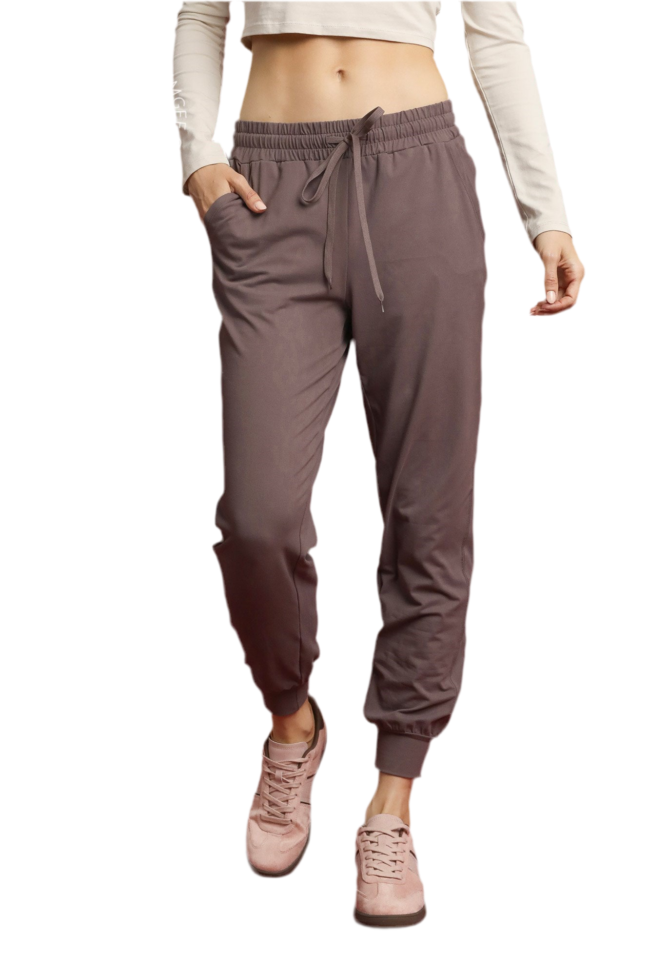 Elastic Drawstring Joggers