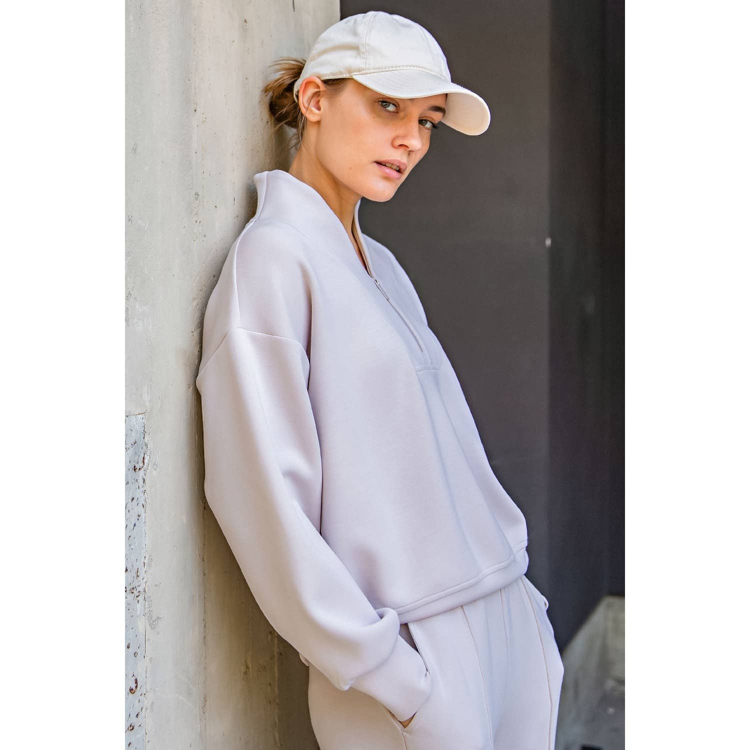 MODAL SCUBA LUXE HALF ZIP JACKET