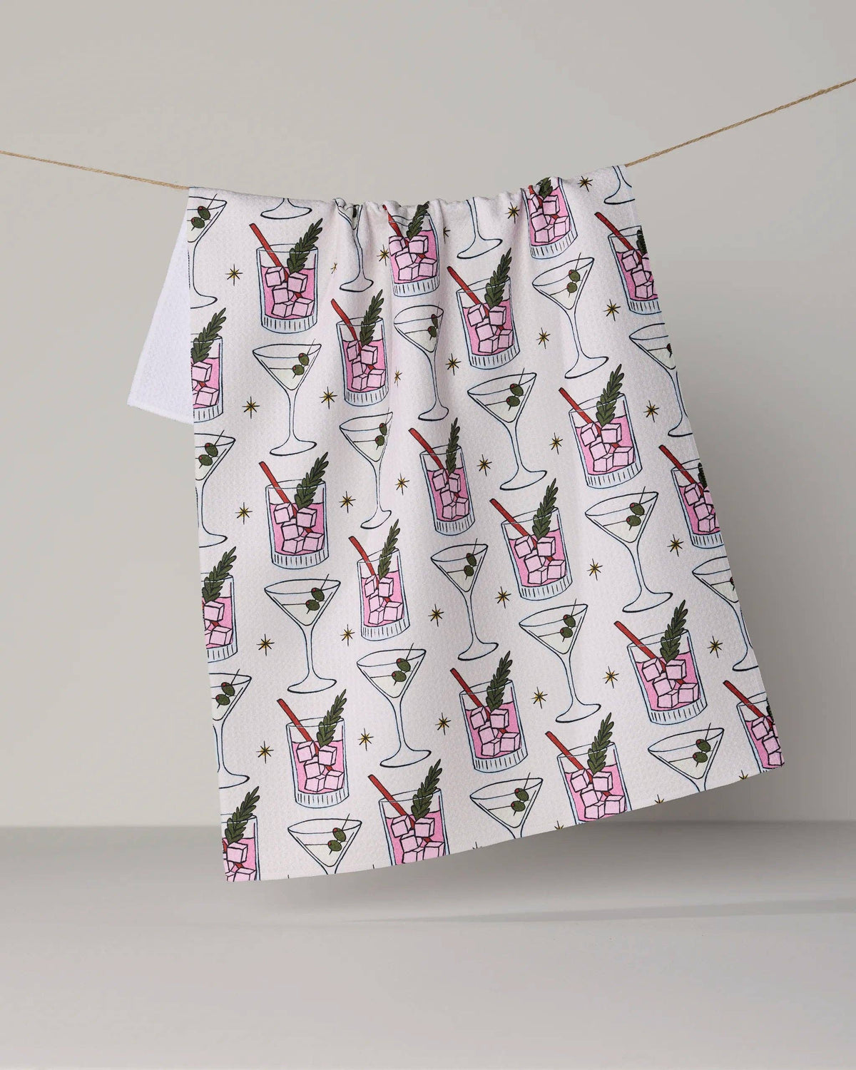 Cocktail Countdown Tea Towel