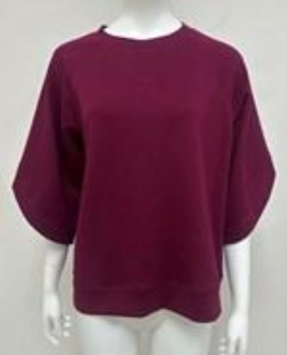 Curvy Luxe Knit Split Sleeve Top