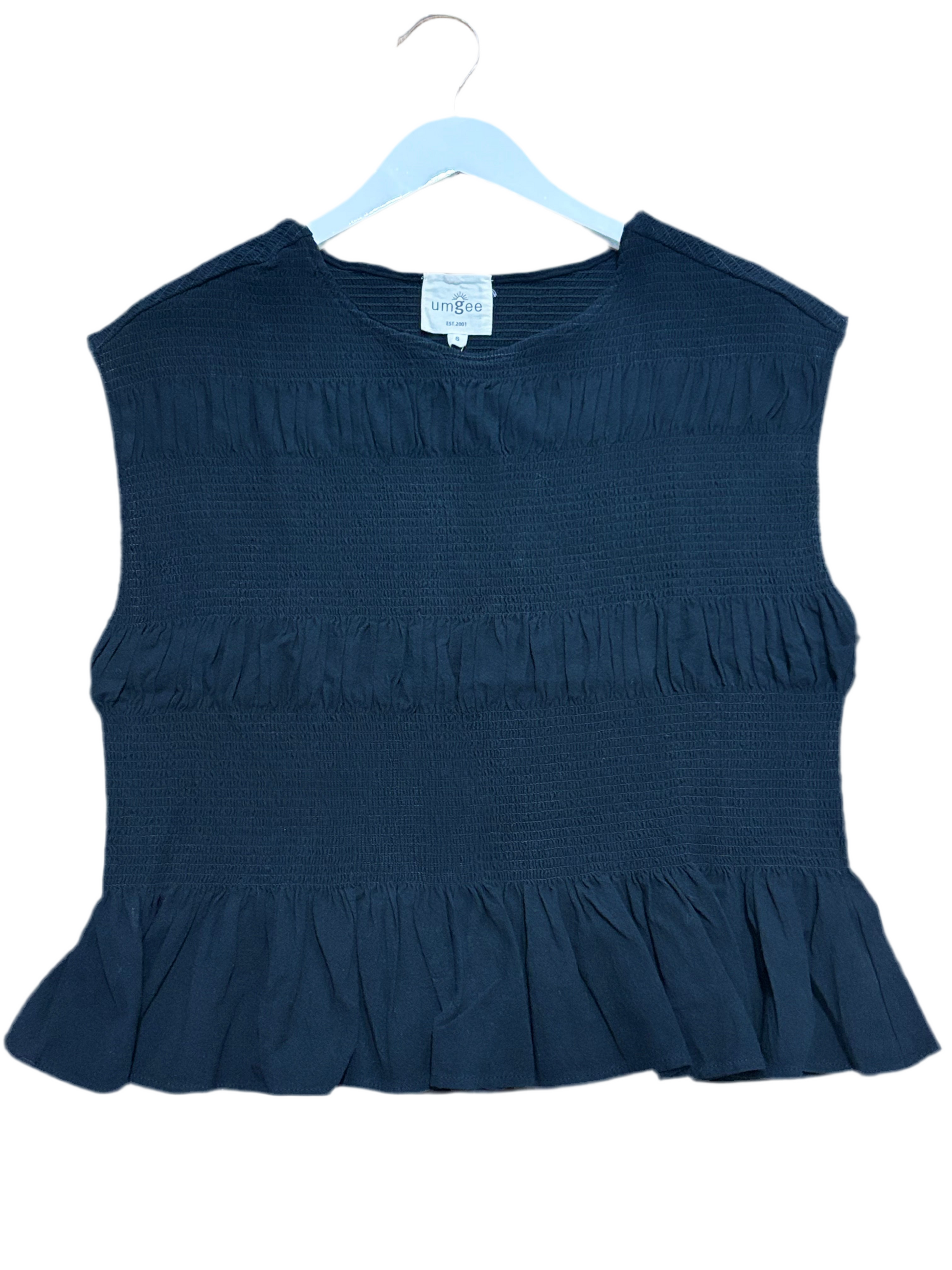 Sleeveless Peplum Top