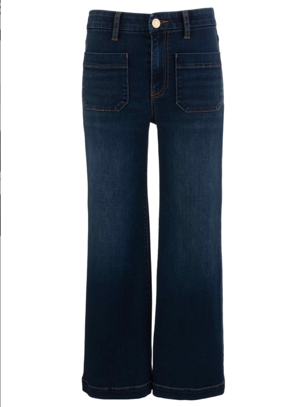 Kut Meg High Rise Wide Leg w/Patch Pocket Jean